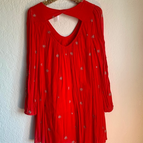 Free People Red Dress size small - Picture 11 of 11